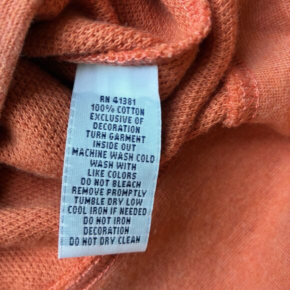 Polo Ralph Lauren Men’s Large Mesh Knit Orange 1/4 Zip Sweater Multicolor Pony - Picture 8 of 10